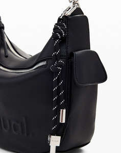 DESIGUAL D2 BAG_HALF ASTANA BLACK ДАМСКА ЧАНТА (Размери: 32 x 22 x 10см.)