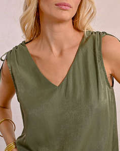 MOLLY BRACKEN LADIES WOVEN TOP