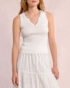 MOLLY BRACKEN LADIES KNITTED TANK TOP