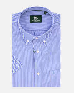 THE BOSTONIANS РИЗА ACORN ПОПЛИН REGULAR FIT Stripe POPLIN Button-down Regular Fit