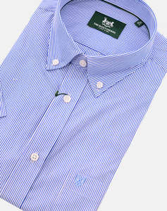 THE BOSTONIANS РИЗА ACORN ПОПЛИН REGULAR FIT Stripe POPLIN Button-down Regular Fit