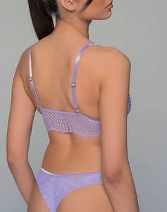 MILENA BRALETTE ELASTIC TRIANGLE LACE FANS