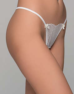 MILENA STRING TANGA LACE FANS