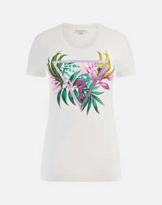 GUESS CN SS LEAF TRIANGLE TEE ДАМСКА ТЕНИСКА