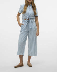VERO MODA VMLEONIES 3/4 CHAMBRAY SHIRT