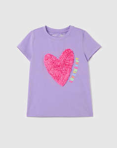OVS T-SHIRT S/S W/APPLICATION