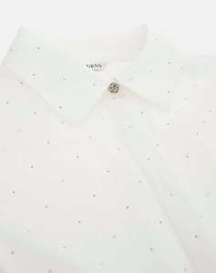 GUESS SILVIA HOTFIX LS SHIRT ДАМСКА РИЗА
