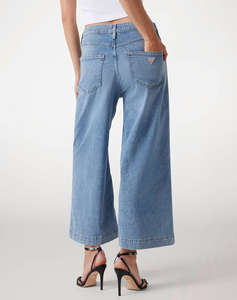GUESS BELLFLOWER CROP WIDE LEG ДАМСКИ ПАНТАЛОНИ
