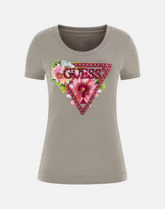 GUESS SS CN TRIANGLE BEADS TEE ДАМСКА ТЕНИСКА