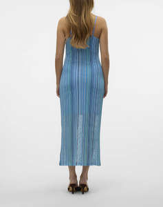VERO MODA VMDEMI STRIPE 78 SINGLET DRESS JRS GA VO