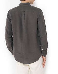 THE BOSTONIANS РИЗА REGULAR FIT Plain LINEN Button-down Regular Fit