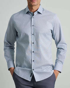 NAVY&GREEN РИЗА FIT LINE