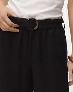 VERO MODA VMFLEUR HW PAPERBAG BELT TENCEL SHORTS