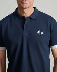 NAVY&GREEN POLO SHIRT, CUSTOM FIT