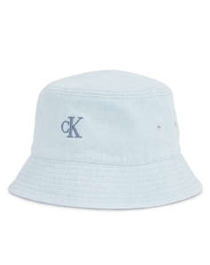 CALVIN KLEIN JEANS EMBRO MONOGRAM DENIM BUCKET HAT