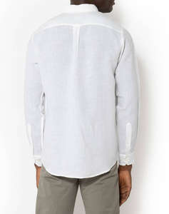 THE BOSTONIANS РИЗА REGULAR FIT Plain LINEN Button-down Regular Fit