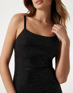 GUESS KHLOE RHINESTONES DRESS SWTRДАМСКА РОКЛЯ