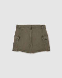 OVS SKORT CARGO ACID WASH