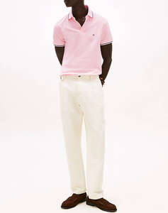 TOMMY HILFIGER TIPPED SLIM FIT SEASONAL POLO