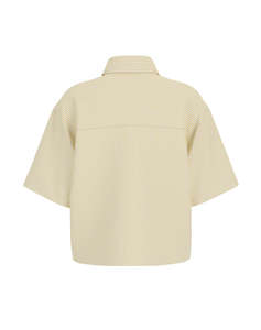 GUESS JEANS GJ SS CAMP COLLAR BO - ORGANIC YD LIGHT COTTON POPLIN ДАМСКА РИЗА