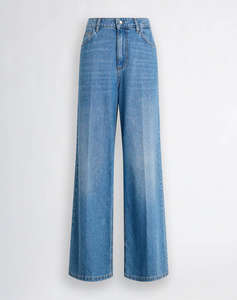 LIU JO WHITE_WA5D11__PANT.FLARE FROG H.W. ДАМСКИ ПАНТАЛОНИ