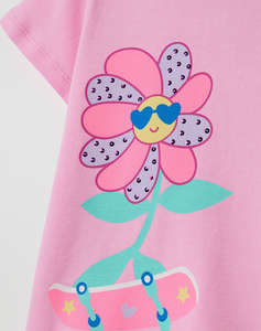 OVS TSH FLOWER IN SKATE