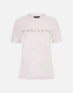 GUESS MARCIANO CANDY RN SS TSHIRT - ORG COTTON STRETCH JERSEY 180 ДАМСКА ТЕНИСКА