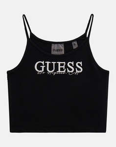 GUESS RIB SL TOP_MINI ME - ECO SMOOTH GIRLY RIB 435 ДЕТСКА ТЕНИСКА GIRL