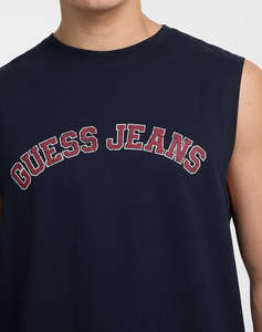 GUESS JEANS GJ MUSCLE COLLEGIATE - ORGANIC COTTON 160GSM МЪЖКА ТЕНИСКА