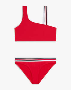 TOMMY HILFIGER ONE SHOULDER BIKINI SET