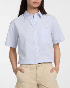 GUESS JEANS GJ SS CAMP COLLAR BO - ORGANIC YD LIGHT COTTON POPLIN ДАМСКА РИЗА