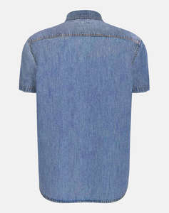GUESS JEANS GJ REGULAR SS DENIM - ECO ORG CO 7074 RG INDIGO РИЗА ЗА МЪЖЕ