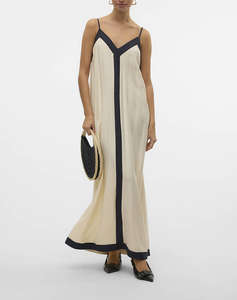 VERO MODA VMDENISE SINGLET ANKLE DRESS WVN BTQ GA