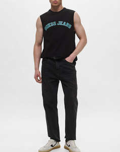 GUESS JEANS GJ MUSCLE COLLEGIATE - ORGANIC COTTON 160GSM МЪЖКА ТЕНИСКА