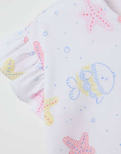 OVS T-SHIRT AOP MARINE