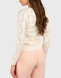 GUESS MARCIANO ANNA CARDI ALLOVER EMB M SWTR ДАМСКИ ТРИКОТАЖ