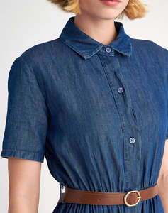 STAFF Zeta Denim Tencel Dress 97%Cotton/3%Elastane