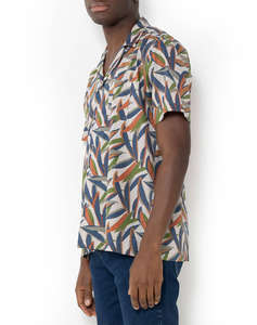 THE BOSTONIANS РИЗА CHARLES ПАМУК CUSTOM FIT Print POPLIN Bayron Custom FIT
