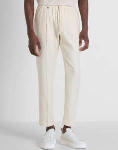 ANTONY MORATO MMTR00748FA800126 MIN OF 6 TROUSERS NEIL REGULAR FIT IN TWILL LINEN VISCOSE BLEND FABRIC МЪЖКИ ПАНТАЛОНИ