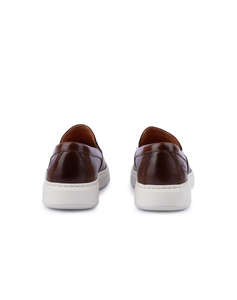 19V69 MENS SHOES LOAFER WAXED LEA/EMBOSSED V1969
