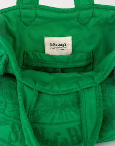 SUN OF A BEACH Mini Terry Tote Bag (Размери: 31 x 28 x 11см.)