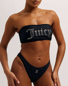 JUICY COUTURE BANDEAU BIKINI SET