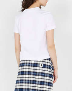 CALVIN KLEIN JEANS SS FLOCKED LOGO CN TEE