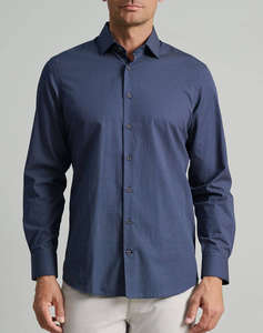 NAVY&GREEN РИЗА FIT LINE