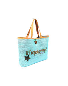 LES TROPEZIENNES PAN-TZ-01 ЧАНТА TURQUOISE (Размери: 50 x 36 x 15см.)
