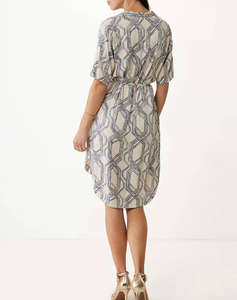 MEXX Regular swirl chain print dres