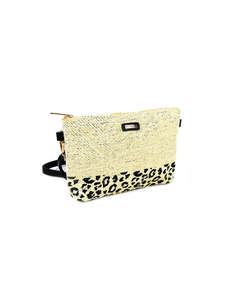 LES TROPEZIENNES KAI-TZ-04 ЧАНТА BEIGE (Размери: 21 x 16 x 4см.)