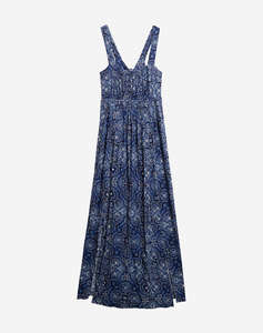 SUPERDRY D3 OVIN PRINTED TIE BACK MAXI DRESS ДАМСКА РОКЛЯ