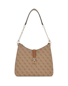 GUESS ZAMIRA HOBO SHOULDER ДАМСКА ЧАНТА(Размери: 30 x 26 x 8см.)