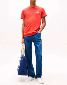 TOMMY JEANS TJM SLIM BUBBLE PRINT SS TEE EXT
